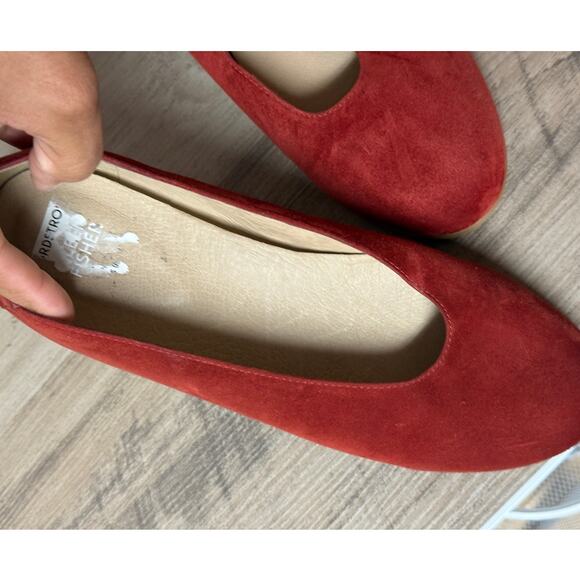 Eileen Fisher Una Hidden Wedge Ballet Flat in Red Cedar Size 9 - Picture 6 of 11